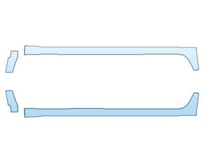 PAINT PROTECTION KIT - 2020 CHEVROLET SILVERADO 3500 HD Z71 ROCKERS - INVISIBLEMASK - 3M PAINT PROTECTION