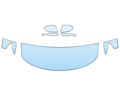 PAINT PROTECTION KIT - 2020 FORD EXPLORER LIMITED HOOD (24 INCH WRAPPED EDGES) FENDERS MIRRORS - INVISIBLEMASK - 3M PAINT PROTECTION