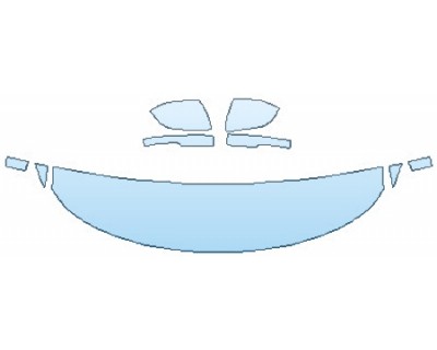 PAINT PROTECTION KIT - 2020 FORD EXPLORER LIMITED HOOD (18 INCH) FENDERS MIRRORS - INVISIBLEMASK - 3M PAINT PROTECTION