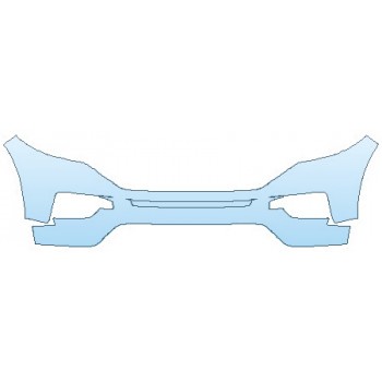 PAINT PROTECTION KIT - 2020 FORD EXPLORER LIMITED BUMPER - INVISIBLEMASK - 3M PAINT PROTECTION