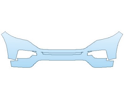 PAINT PROTECTION KIT - 2020 FORD EXPLORER LIMITED BUMPER - INVISIBLEMASK - 3M PAINT PROTECTION