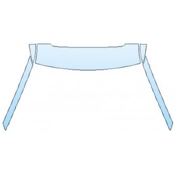 PAINT PROTECTION KIT - 2020 FORD EXPLORER LIMITED ROOF A- PILLARS(SUNROOF) - INVISIBLEMASK - 3M PAINT PROTECTION