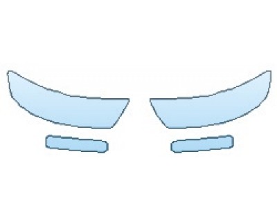 PAINT PROTECTION KIT - 2020 FORD EXPLORER PLATINUM HEADLIGHTS - INVISIBLEMASK - 3M PAINT PROTECTION