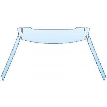 PAINT PROTECTION KIT - 2020 FORD EXPLORER ST ROOF A- PILLARS(SUNROOF) - INVISIBLEMASK - 3M PAINT PROTECTION