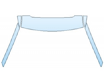 PAINT PROTECTION KIT - 2020 FORD EXPLORER XLT ROOF A- PILLARS(SUNROOF) - INVISIBLEMASK - 3M PAINT PROTECTION