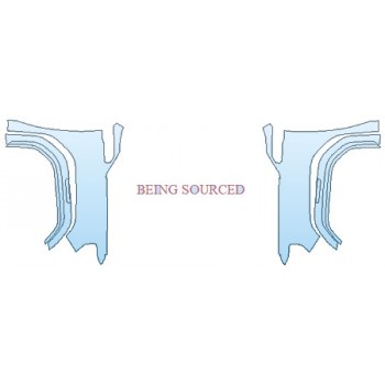 PAINT PROTECTION KIT - 2020 GMC SIERRA 2500 AT4 FULL HOOD (WRAPPED EDGES) FENDERS MIRRORS - INVISIBLEMASK - 3M PAINT PROTECTION