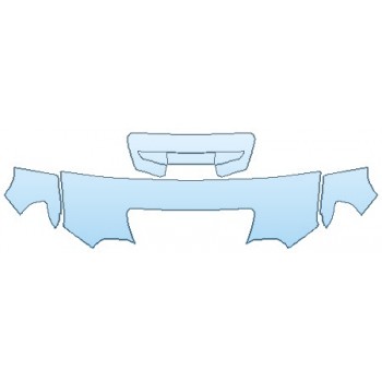 PAINT PROTECTION KIT - 2020 GMC SIERRA 2500 AT4 HOOD (24 INCH WRAPPED EDGES) FENDERS MIRRORS - INVISIBLEMASK - 3M PAINT PROTECTION