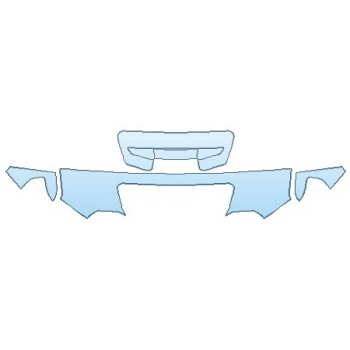 PAINT PROTECTION KIT - 2020 GMC SIERRA 2500 AT4 HOOD (18 INCH) FENDERS MIRRORS - INVISIBLEMASK - 3M PAINT PROTECTION