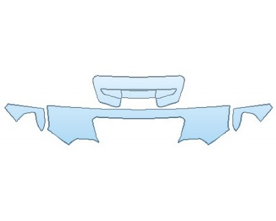 PAINT PROTECTION KIT - 2020 GMC SIERRA 2500 AT4 HOOD (18 INCH) FENDERS MIRRORS - INVISIBLEMASK - 3M PAINT PROTECTION