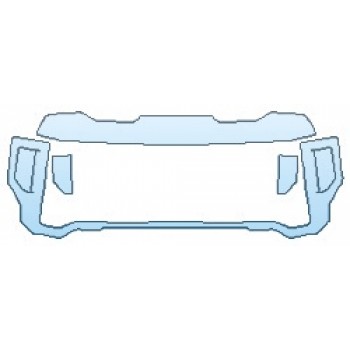 Precut PPF Kit – Clear Bra Paint Protection Film PAINT PROTECTION KIT - 2020 GMC SIERRA 2500 AT4 GRILLE - INVISIBLEMASK - 3M PAINT PROTECTION