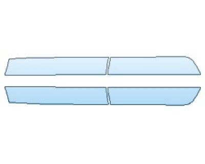 PAINT PROTECTION KIT - 2020 GMC SIERRA 2500 AT4 DOORS - INVISIBLEMASK - 3M PAINT PROTECTION