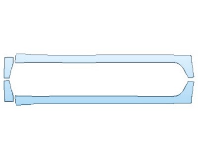 PAINT PROTECTION KIT - 2020 GMC SIERRA 2500 AT4 ROCKERS - INVISIBLEMASK - 3M PAINT PROTECTION