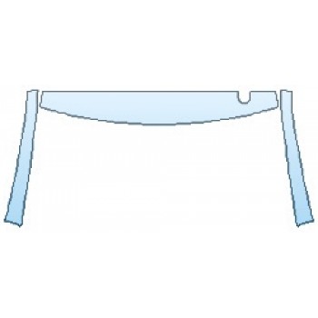 PAINT PROTECTION KIT - 2020 GMC SIERRA 2500 AT4 ROOF A- PILLARS - INVISIBLEMASK - 3M PAINT PROTECTION