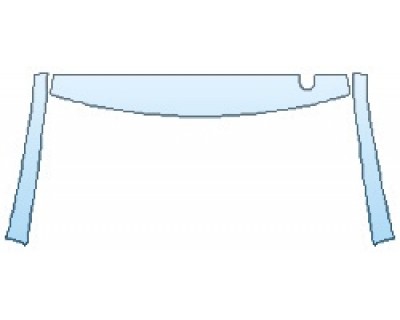 PAINT PROTECTION KIT - 2020 GMC SIERRA 2500 AT4 ROOF A- PILLARS - INVISIBLEMASK - 3M PAINT PROTECTION