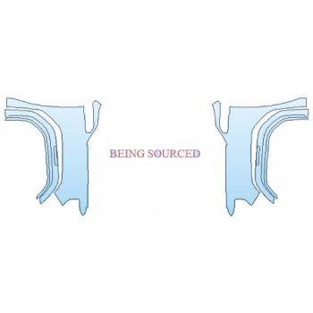 PAINT PROTECTION KIT - 2020 GMC SIERRA 2500 SLE FULL HOOD (WRAPPED EDGES) FENDERS MIRRORS - INVISIBLEMASK - 3M PAINT PROTECTION