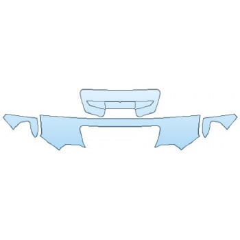 PAINT PROTECTION KIT - 2020 GMC SIERRA 2500 SLE HOOD (18 INCH) FENDERS MIRRORS - INVISIBLEMASK - 3M PAINT PROTECTION