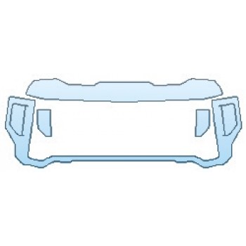 PAINT PROTECTION KIT - 2020 GMC SIERRA 2500 SLE GRILLE - INVISIBLEMASK - 3M PAINT PROTECTION