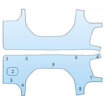 PAINT PROTECTION KIT - 2020 GMC SIERRA 2500 SLE BED SIDE - INVISIBLEMASK - 3M PAINT PROTECTION