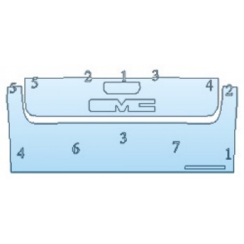 PAINT PROTECTION KIT - 2020 GMC SIERRA 2500 SLE TAILGATE - INVISIBLEMASK - 3M PAINT PROTECTION