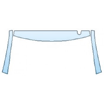 PAINT PROTECTION KIT - 2020 GMC SIERRA 2500 SLE ROOF A- PILLARS - INVISIBLEMASK - 3M PAINT PROTECTION