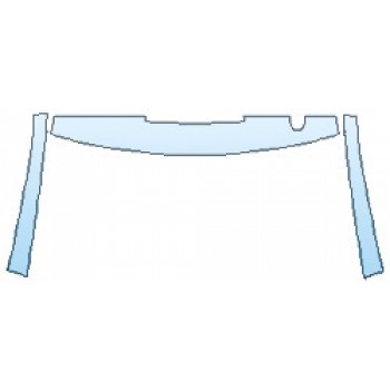 PAINT PROTECTION KIT - 2020 GMC SIERRA 2500 SLE ROOF A- PILLARS - INVISIBLEMASK - 3M PAINT PROTECTION