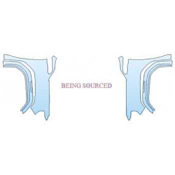 PAINT PROTECTION KIT - 2020 GMC SIERRA 2500 SLT FULL HOOD (WRAPPED EDGES) FENDERS MIRRORS - INVISIBLEMASK - 3M PAINT PROTECTION