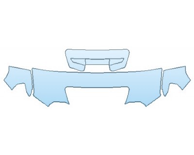 PAINT PROTECTION KIT - 2020 GMC SIERRA 2500 SLT HOOD (24 INCH WRAPPED EDGES) FENDERS MIRRORS - INVISIBLEMASK - 3M PAINT PROTECTION