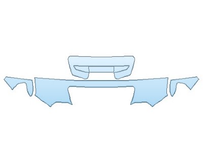 PAINT PROTECTION KIT - 2020 GMC SIERRA 2500 SLT HOOD (18 INCH) FENDERS MIRRORS - INVISIBLEMASK - 3M PAINT PROTECTION