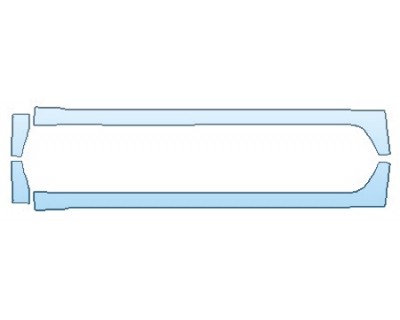 PAINT PROTECTION KIT - 2020 GMC SIERRA 2500 SLT ROCKERS - INVISIBLEMASK - 3M PAINT PROTECTION