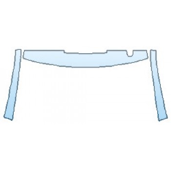 PAINT PROTECTION KIT - 2020 GMC SIERRA 2500 SLT ROOF A- PILLARS - INVISIBLEMASK - 3M PAINT PROTECTION