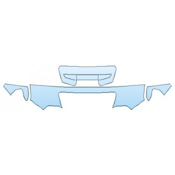 PAINT PROTECTION KIT - 2020 GMC SIERRA 3500 AT4 HOOD (18 INCH) FENDERS MIRRORS - INVISIBLEMASK - 3M PAINT PROTECTION