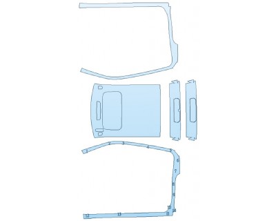 2020 GMC SIERRA 3500 AT4 Full Roof A- Pillars