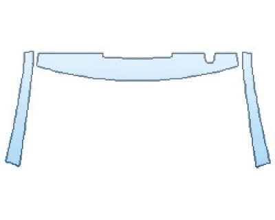 PAINT PROTECTION KIT - 2020 GMC SIERRA 3500 DENALI ROOF A- PILLARS - INVISIBLEMASK - 3M PAINT PROTECTION