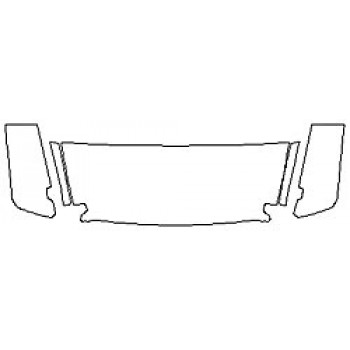 2020 JEEP GLADIATOR SPORT Hood (24 Inch Wrapped Edges) Fenders Mirrors)