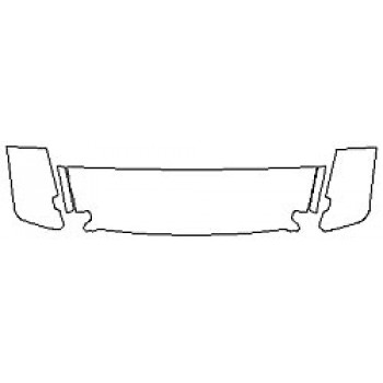 2020 JEEP GLADIATOR SPORT Hood (18 Inch Wrapped Edges) Fenders Mirrors)
