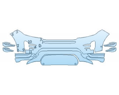 2020 LAND ROVER RANGE ROVER EVOQUE R-DYNAMIC Bumper With Sensors