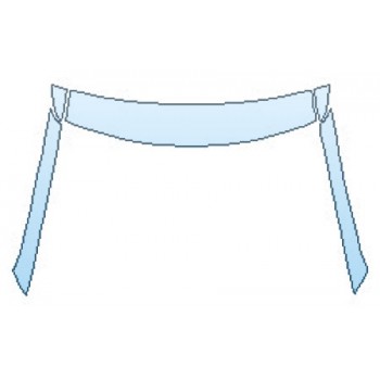 PAINT PROTECTION KIT - 2020 LAND ROVER RANGE ROVER EVOQUE SE ROOF A-PILLARS - INVISIBLEMASK - 3M PAINT PROTECTION