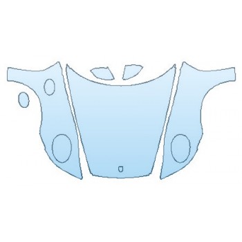 PAINT PROTECTION KIT - 2020 PORSCHE 911 CARRERA 4 CABRIOLET S FULL HOOD (WRAPPED EDGES) FENDERS MIRRORS - INVISIBLEMASK - 3M PAINT PROTECTION