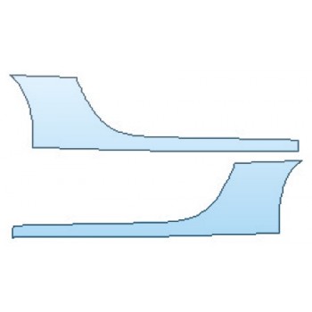 PAINT PROTECTION KIT - 2020 PORSCHE 911 CARRERA 4 CABRIOLET S ROCKERS - INVISIBLEMASK - 3M PAINT PROTECTION