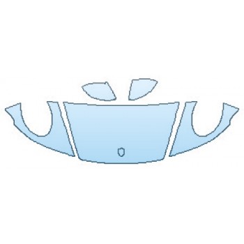 PAINT PROTECTION KIT - 2020 PORSCHE 911 CARRERA 4 COUPE BASE HOOD (24 INCH) FENDERS MIRRORS) - INVISIBLEMASK - 3M PAINT PROTECTION