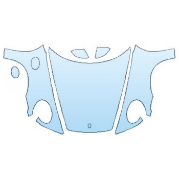 Precut PPF Kit – Clear Bra Paint Protection Film PAINT PROTECTION KIT - 2020 PORSCHE 911 CARRERA 4 COUPE S FULL HOOD (WRAPPED EDGES) SPLIT FENDERS MIRRORS - INVISIBLEMASK - 3M PAINT PROTECTION