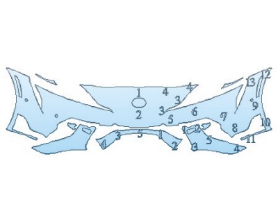 PRECUT PPF KIT - 2020 TOYOTA SUPRA LAUNCH EDITION BUMPER