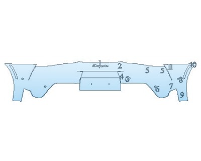 PRECUT PPF KIT - 2020 TOYOTA SUPRA LAUNCH EDITION FULL REAR BUMPER PRECUT PPF KIT - 2020 TOYOTA SUPRA LAUNCH EDITION FULL REAR BUMPER