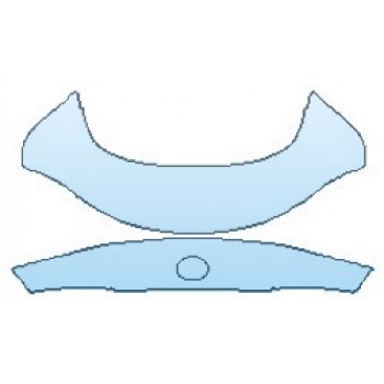 PAINT PROTECTION KIT - 2020 TOYOTA SUPRA LAUNCH EDITION FULL TRUNK (WRAPPED EDGES) - INVISIBLEMASK - 3M PAINT PROTECTION