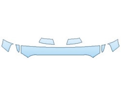 PAINT PROTECTION KIT - 2020 TOYOTA TUNDRA PLATINUM HOOD (12 INCH) FENDERS - INVISIBLEMASK - 3M PAINT PROTECTION