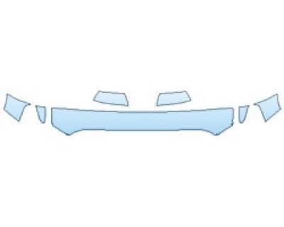 PAINT PROTECTION KIT - 2020 TOYOTA TUNDRA PLATINUM HOOD (12 INCH WRAPPED EDGES) FENDERS - INVISIBLEMASK - 3M PAINT PROTECTION