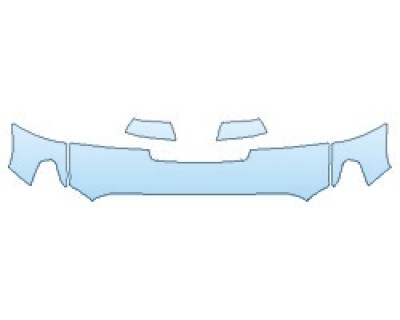 PAINT PROTECTION KIT - 2020 TOYOTA TUNDRA SR5 TRD SPORT HOOD (18 INCH) FENDERS - INVISIBLEMASK - 3M PAINT PROTECTION