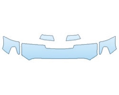 PAINT PROTECTION KIT - 2020 TOYOTA TUNDRA SR5 TRD SPORT HOOD (18 INCH WRAPPED EDGES) FENDERS - INVISIBLEMASK - 3M PAINT PROTECTION