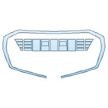 PAINT PROTECTION KIT - 2020 AUDI Q3 S-LINE GRILLE - PRECUT PPF CLEAR BRA WRAP