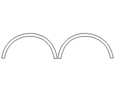2020 AUDI Q3 S-LINE Wheel Arches (Wrapped Edges)